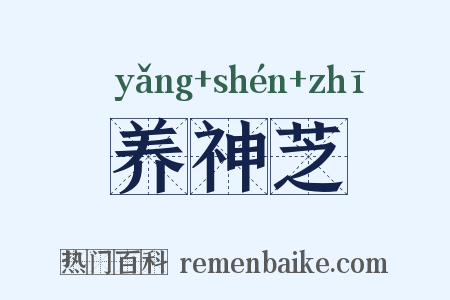 养神芝是什么意思的图片